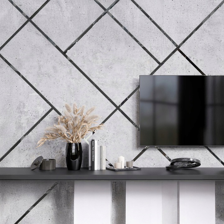 Listwa Dekoracyjna SAMOPRZYLEPNA Czarna POŁYSK Taśma Ozdobna 2cm x