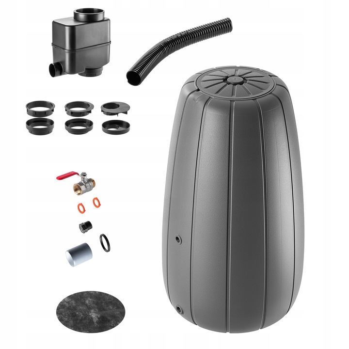 ZBIORNIK NA DESZCZÓWKĘ 200L WODĘ BECZKA POJEMNIK + KRANIK DONICZKA DUŻY