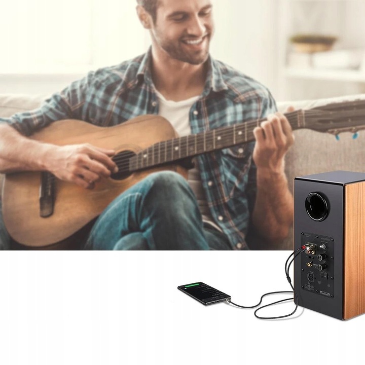 UGREEN KABEL PRZEWÓD AUDIO 3,5MM MINI JACK-2RCA 2M