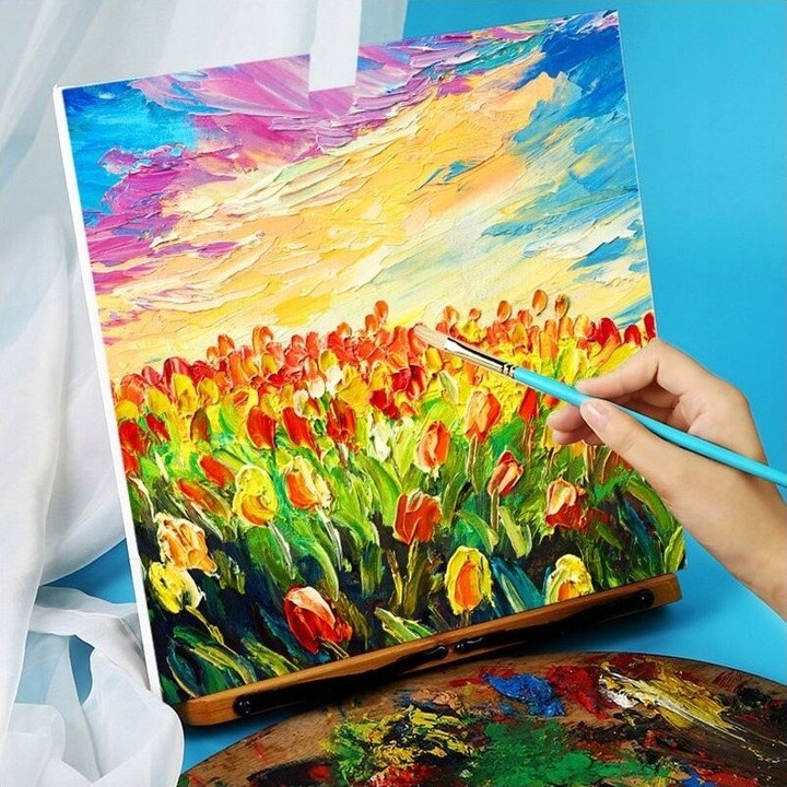 24szt PŁÓTNO MALARSKIE 30x40 PODOBRAZIE DO MALOWANIA NA SZTYWNYM PODKŁADZIE