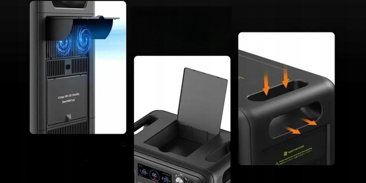 Fossibot przenośna stacja zasilania 2048Wh 2400W-4800W Aplikacja elektrowni