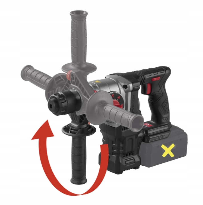 PARKSIDE PERFORMANCE Akumulatorowa młotowiertarka 20 V PKHAP 20-Li C3