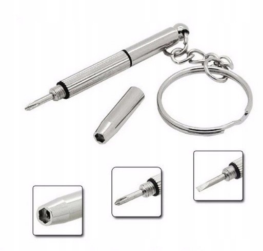 ZESTAW ŚRUBEK ŚRUBKI NAKRĘTEK 1000 SZT DO NAPRAWY OKULARÓW M1.4 M1.6 STAL