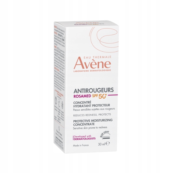 Avene Antirougeurs Rosamed Koncentrat nawilżająco-ochronny SPF 50+ 30 ml
