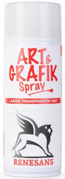 Renesans Werniks MATOWY do farb akrylowych 400 ml. spray