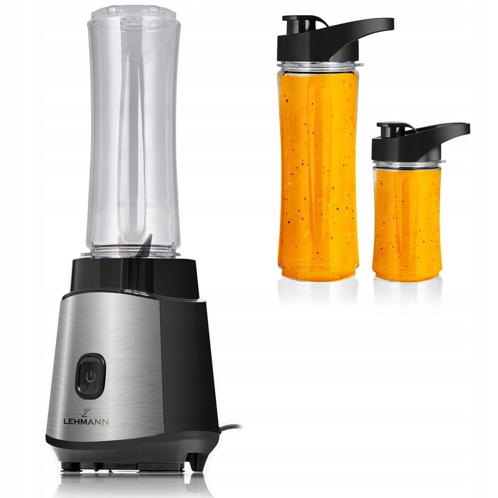 BLENDER KIELICHOWY DO SMOOTHIE KOKTAJLI 1200W MIKSUJE KRUSZY LÓD 2x