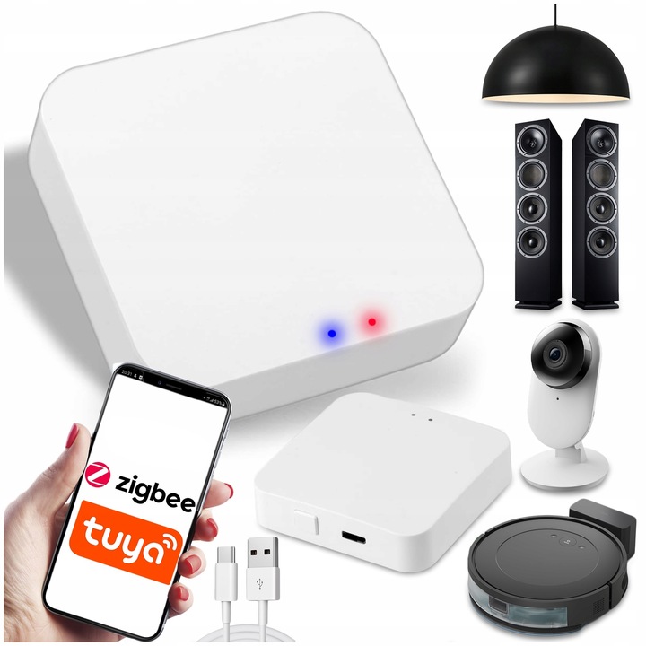 BRAMKA ZigBee 3.0 BRAMA Centrala Centralka SMART LIFE WIFI Centralka