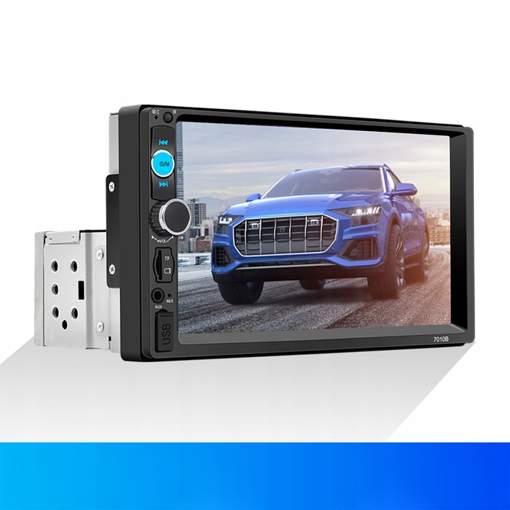 RADIO SAMOCHODOWE BLUETOOTH 1 DIN 7" USB MICRO SD 4x45W DOTYKOWY EKRAN