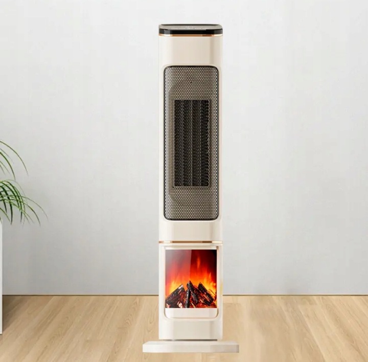 Grzejnik Wentylator podłogowy Farelka 2000W MOCNY TERMOWENTYLATOR 2W1 3D