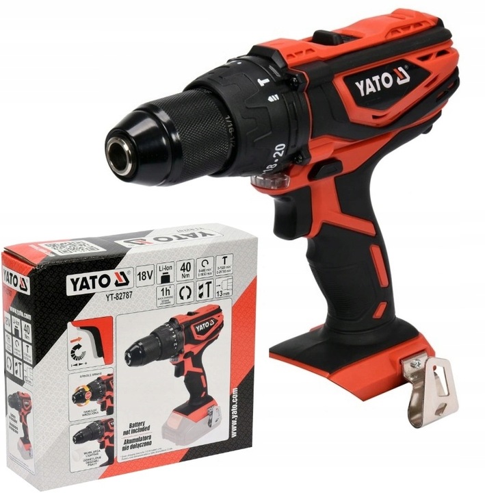 YATO WIERTARKO WKRĘTARKA UDAROWA 18 V YT-82787