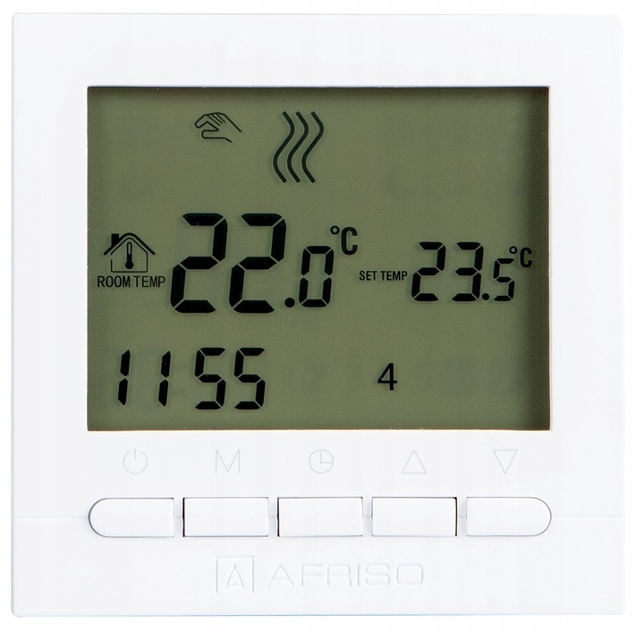 STEROWNIK REGULATOR TEMPERATURY PRZEWODOWY TERMOSTAT TYGODNIOWY AFRISO 230V