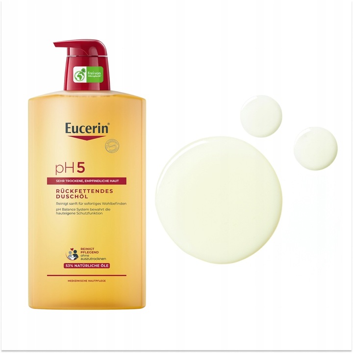 EUCERIN PH5 Olejek pod prysznic do mycia - skóra sucha i wrażliwa 1000 ml