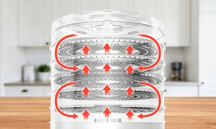 SUSZARKA DO GRZYBÓW OWOCÓW WARZYW ZIÓŁ SPOŻYWCZA MOCNA 500W DUŻA XXL 6