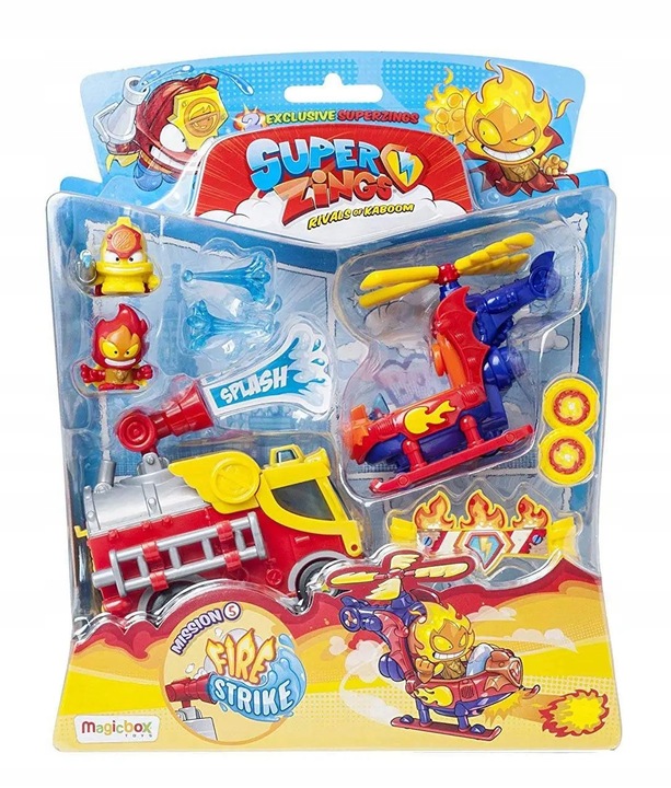 Super Zings Fire Strike Misja Pożar figurki