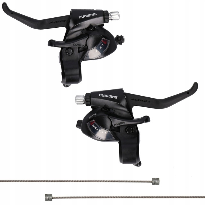 SHIMANO ST-EF41 3x7 Klamkomanetki Tourney Komplet P+T lewa i prawa komplet