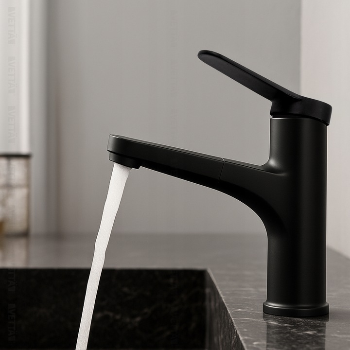 Bateria stojąca VETTÄ umywalkowa WYCIĄGANA kran do umywalki zlewu