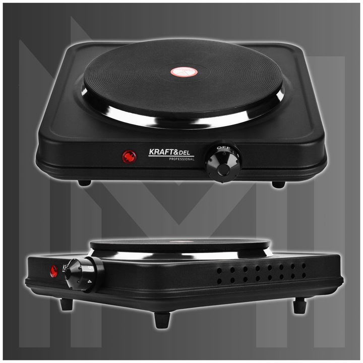 KUCHENKA PRZENOŚCNA ELEKTRYCZNA JEDNOPALNIKOWA TURYSTYCZNA 2000W