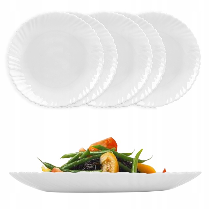 Zestaw 6 x talerzyk deserowy do serwowania przystawek przekąsek ciast 15cm