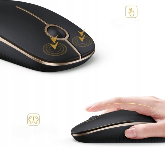 Myszka Mysz Bezprzewodowa Komputerowa 2.4GHz 1600dpi