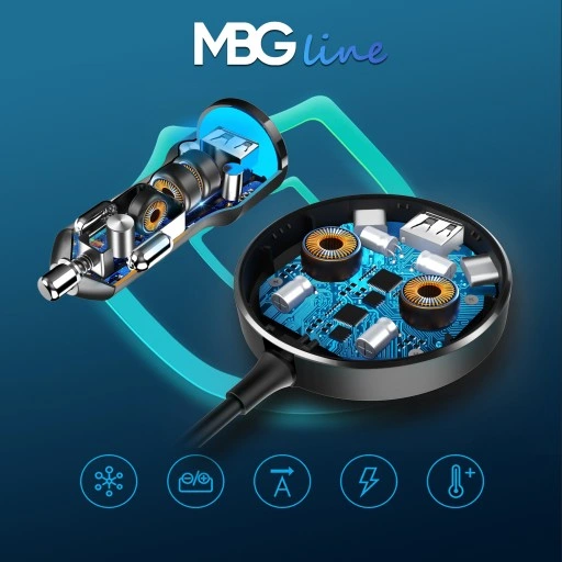 ROZDZIELACZ GNIAZDA ZAPALNICZKI ŁADOWARKA USB PD