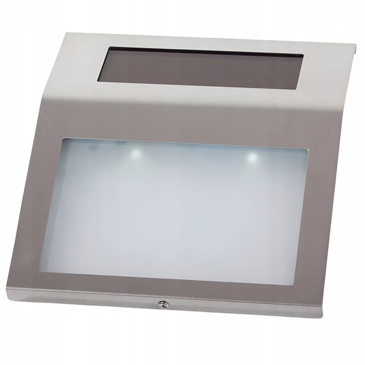 PODŚWIETLANY NUMER DOMU TABLICZKA LAMPA LED SOLARNA CZUJNIK STAL