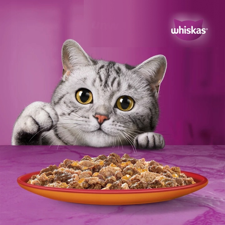 WHISKAS mokra karma dla kota rybne smaki w galaretce saszetki 40x85 g