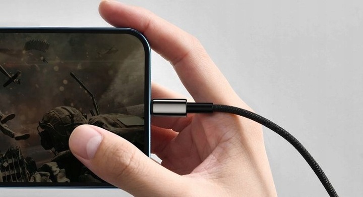 BASEUS Szybki Kabel USB 3w1 Lightning do iPhone microUSB USB-C 1,5m 3.5 A