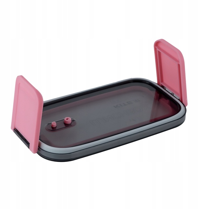 LUNCHBOX ŚNIADANIÓWKA ZE STUCĆAMI WKŁADY 2 KOMORY 1400ml RÓŻOWY KITE
