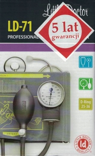 CIŚNIENIOMIERZ ZEGAROWY MECHANICZNY LEKARSKI LD71