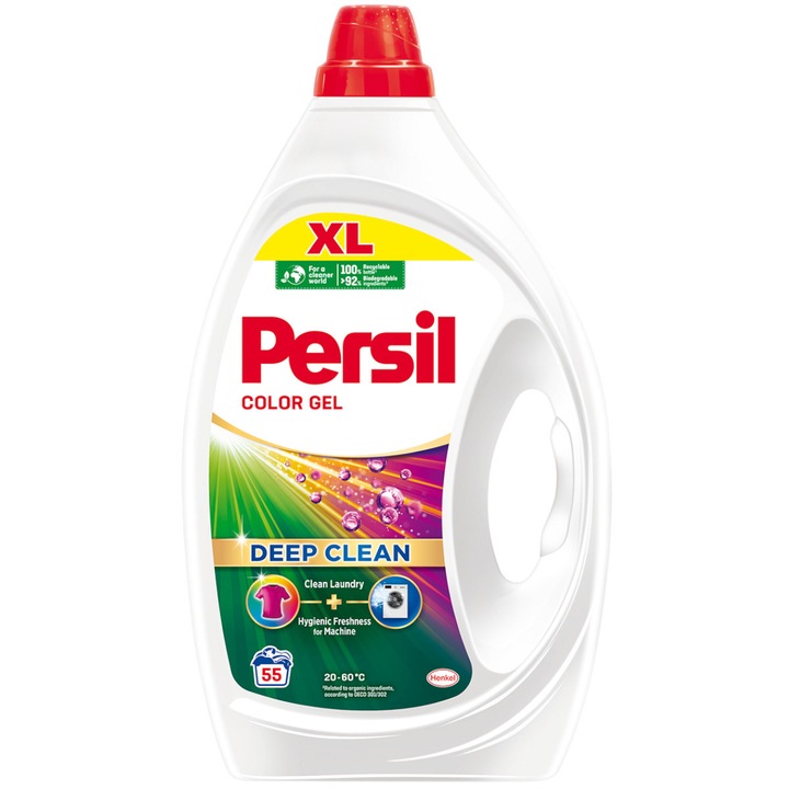 PŁYN ŻEL DO PRANIA KOLORÓW PERSIL COLOR GEL 55 PRAŃ 2,475 L