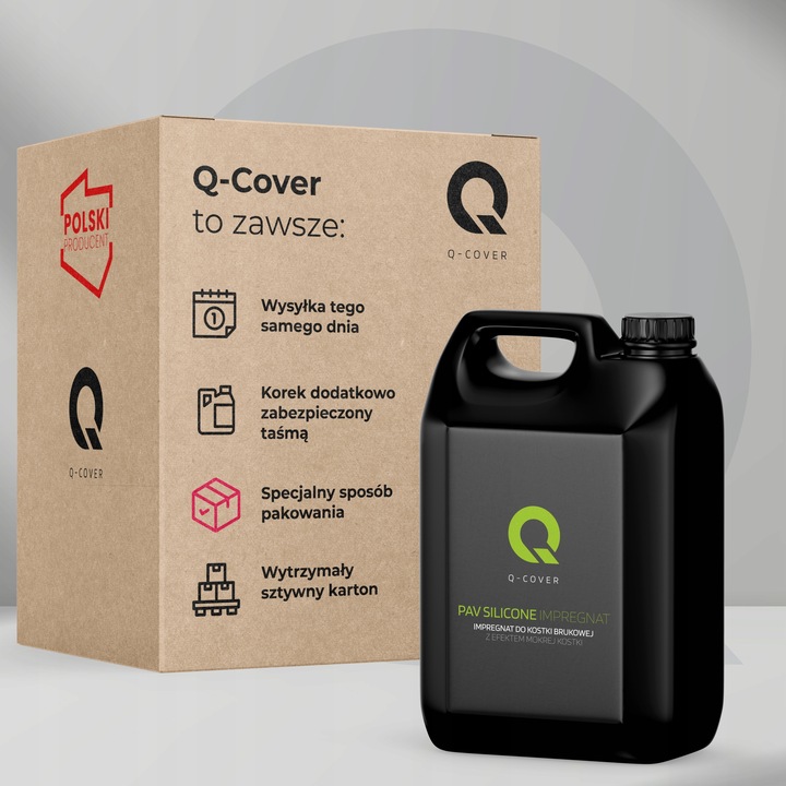 IMPREGNAT DO KOSTKI BRUKOWEJ Z EFEKTEM MOKREJ HYDROFOBOWY BEZBARWNY WET 5L