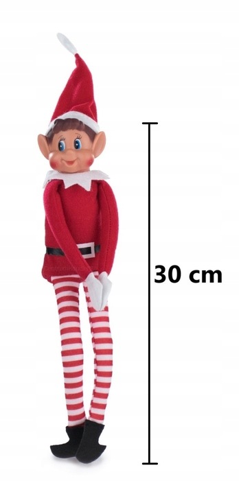 Skrzat swiateczny ELF PSOTNIK krasnal adwentowy figurka Elves Behavin