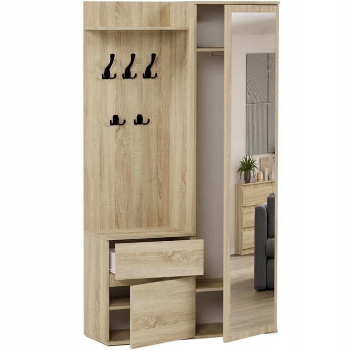 Garderoba szafa lustro wieszak szafka na buty sonoma V-5 Producent