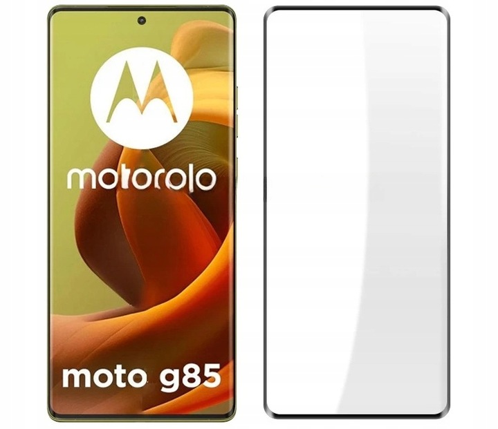 PROFILOWANE SZKŁO 3D NA CAŁY WYŚWIETLACZ DO MOTOROLA MOTO G85 5G