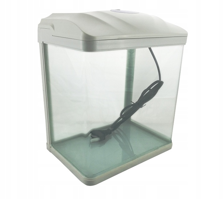 Małe Akwarium dla Bojownika HR-230 7L Zestaw z filtrem i Lampą LED 3