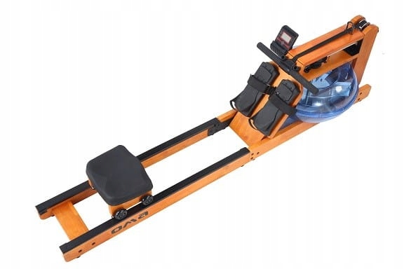 Wioślarz wodny treningowy Wiosła do ćwiczeń DS6203 + Mata pod sprzęt