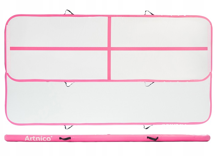 MATA GIMNASTYCZNA DMUCHANA ŚCIEŻKA AKROBATYCZNA 4m MATERAC ĆWICZEŃ AIRTRACK