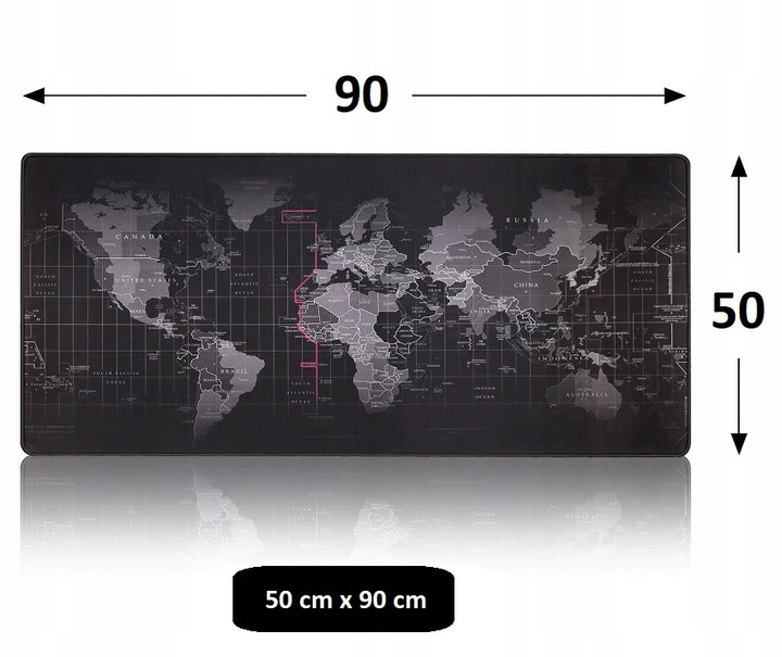 PODKŁADKA POD MYSZKĘ GAMINGOWA NA BIURKO 50x90 cm