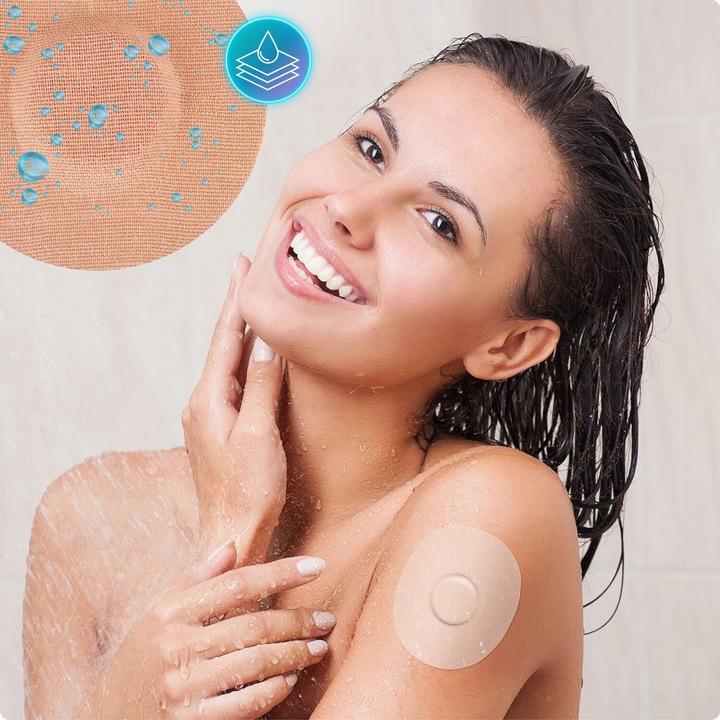 PLASTRY OCHRONNE NA SENSOR FREESTYLE OKRĄGŁE LIBRE WYTRZYMAŁE 10 szt