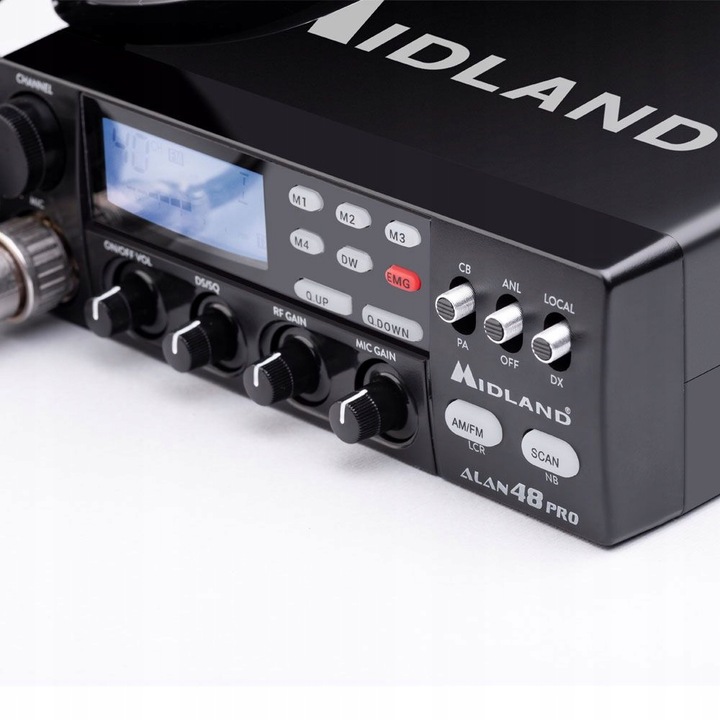 cb radio MIDLAND ALAN 48 PRO 12/24V DS ANL + WTYK