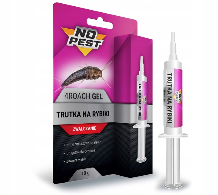 SILNA TRUTKA ŻEL ŚRODEK PREPARAT NA RYBIKI SREBRZYKI CYPERMETRYNA NO PEST