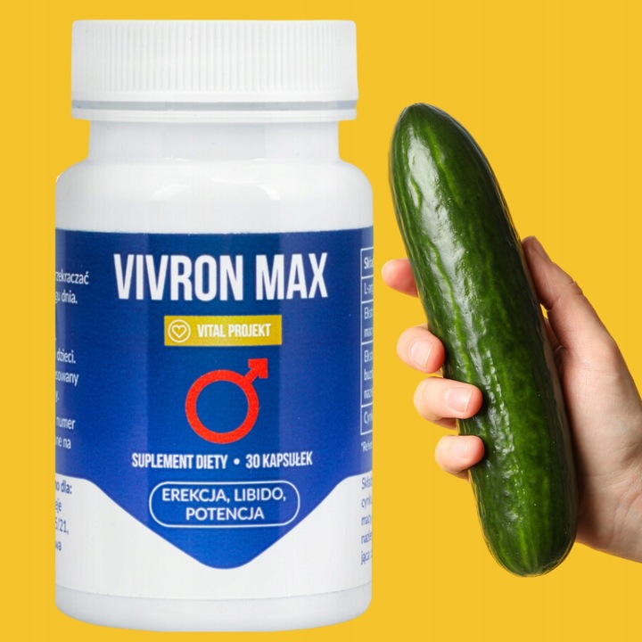 VIVRON MAX TABLETKI POTENCJA LIBIDO PORZĄDANIE EREKCJA POZIOM TESTOSTERONU