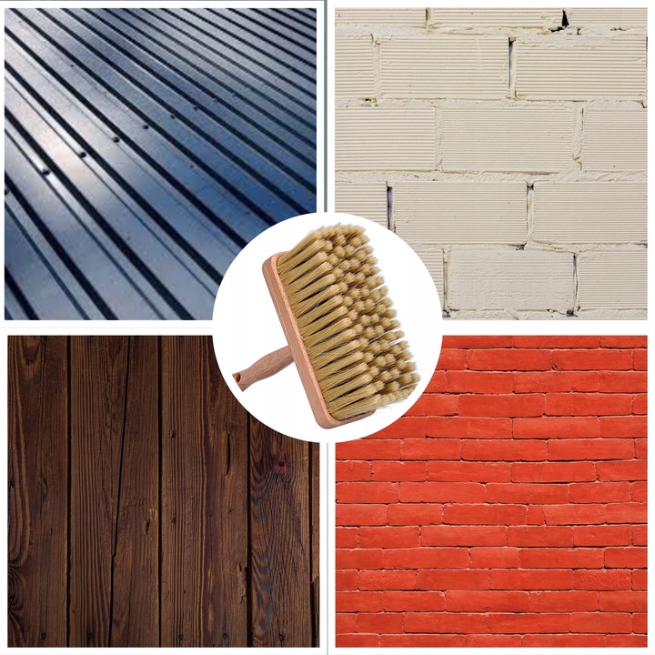 ŁAWKOWIEC 180 mm PL GĘSTY Pędzel Malarski Tapeciak 18cm CHLAPAK