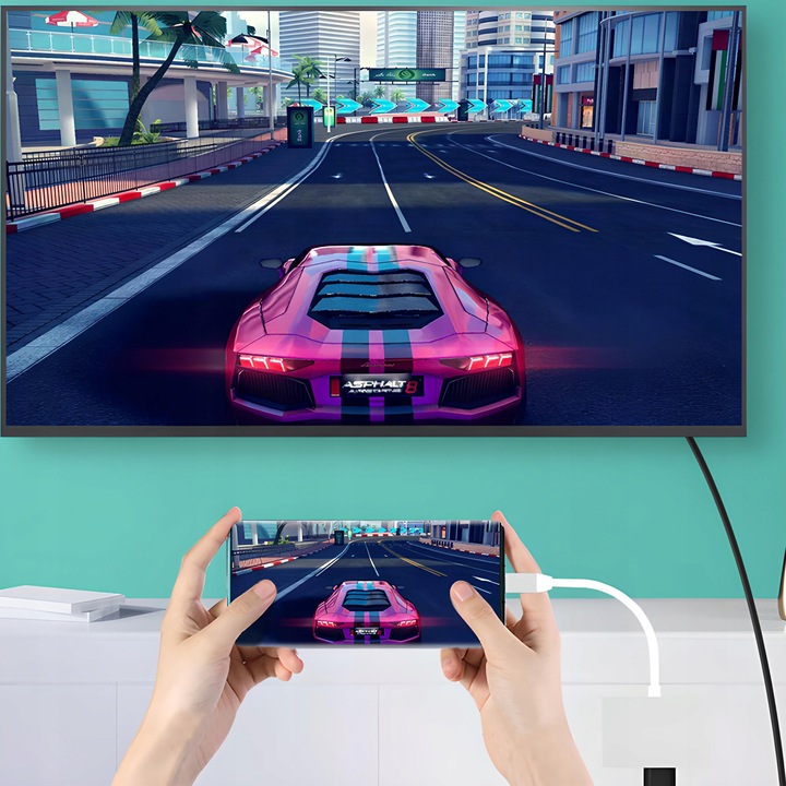 PRZEJŚCIÓWKA ADAPTER 3W1 USB-C 4K HDMI HUB USB 3.0 KONWERTER 100W 3A