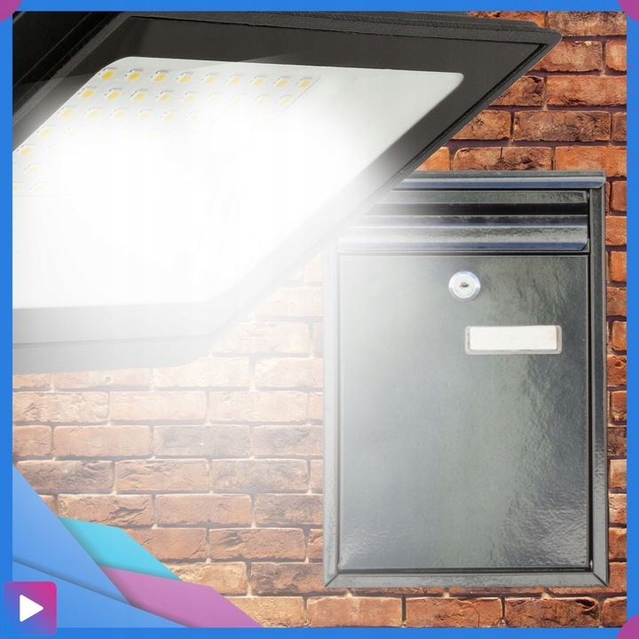 Halogen LED 50W Lampa Naświetlacz z Czujnikiem Ruchu Zmierzchu