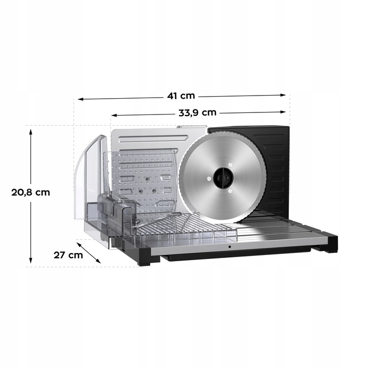 Krajalnica do warzyw chleba wędlin VERTENZ srebrna stal nierdzewna
