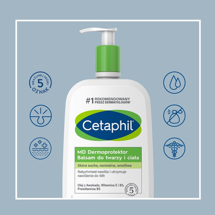 Cetaphil MD Dermoprotektor balsam nawilżający 1L