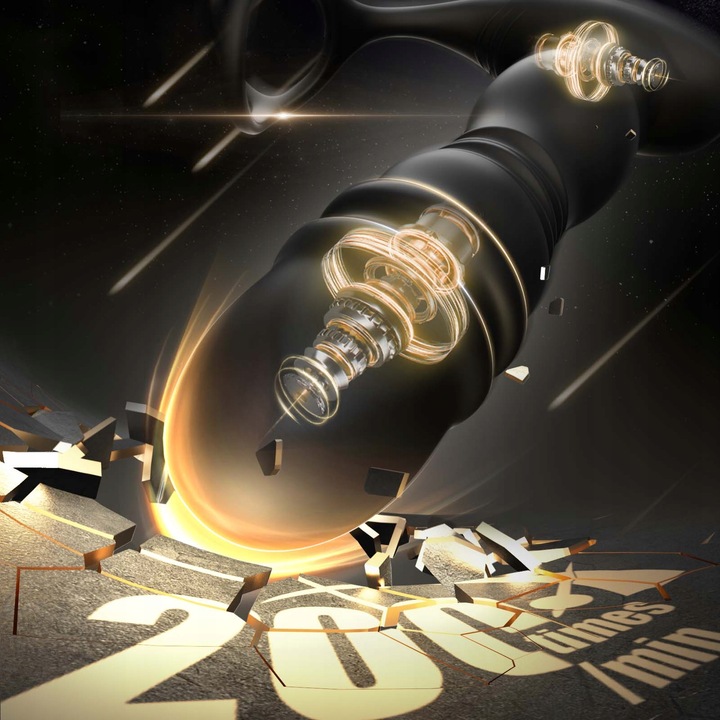 masażer prostaty trójwymiarowym pierścieniemKoguta