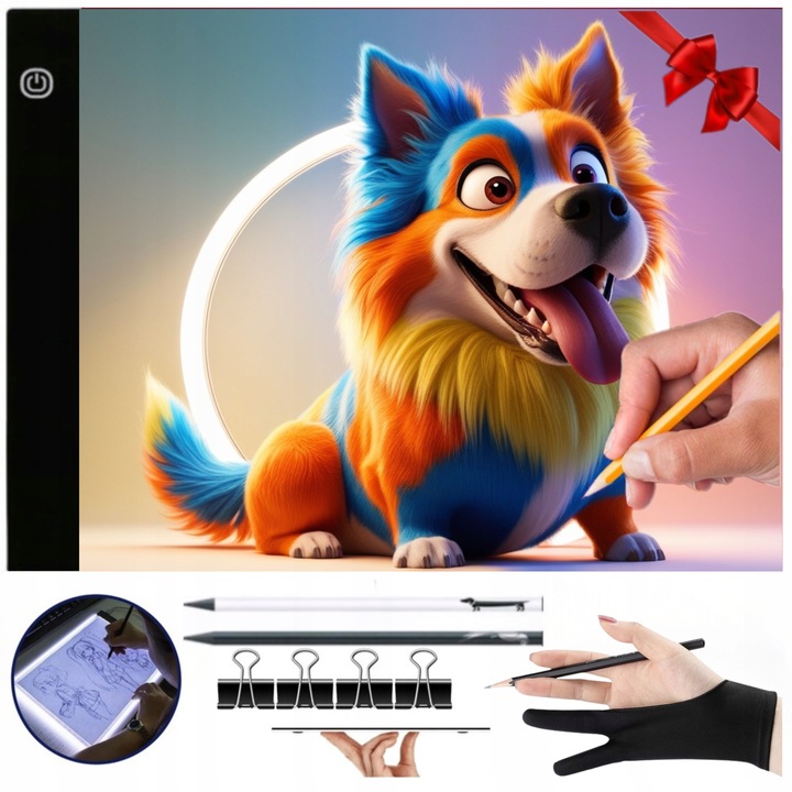 TABLET GRAFICZNY DESKA KREŚLARSKA DLA DZIECI RYSOWANIA PREZENT MIKOŁAJKI