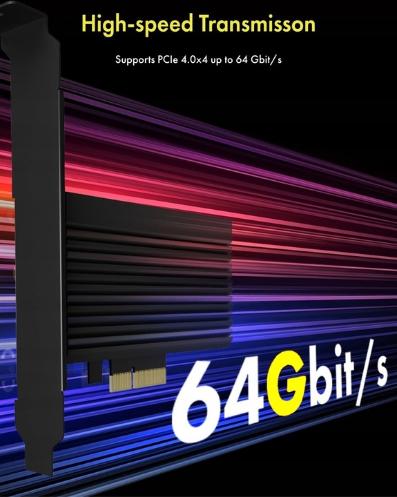 ICYBOX Karta PCI na M.2 SSD NVMe IB-PCI208-HS z